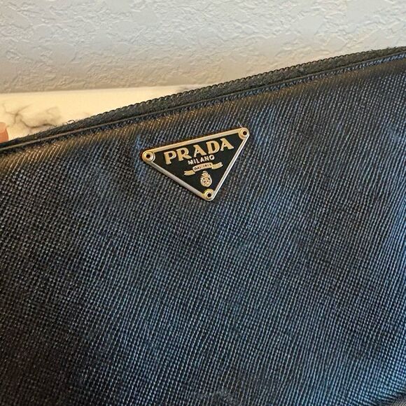 Prada Milano All Around Zip Long Wallet Black - Picture 11 of 14